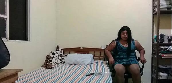  Divirtiéndome a solas en casa pt1 transexual mexicana